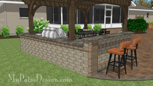 Outdoor Kitchen B187111-Bar-Brnr-Per - Heritage Collection